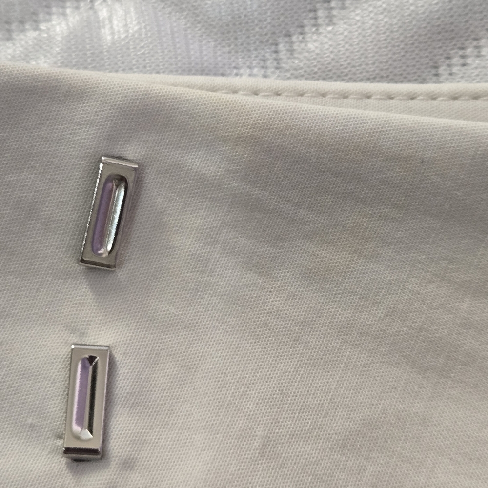 Wide-Leg Cream Pants - Picture 12 of 12